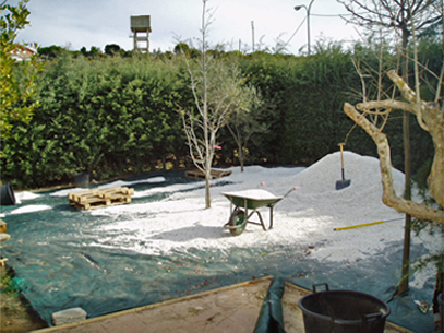 Colocación de tepes en Mirasierra 2025